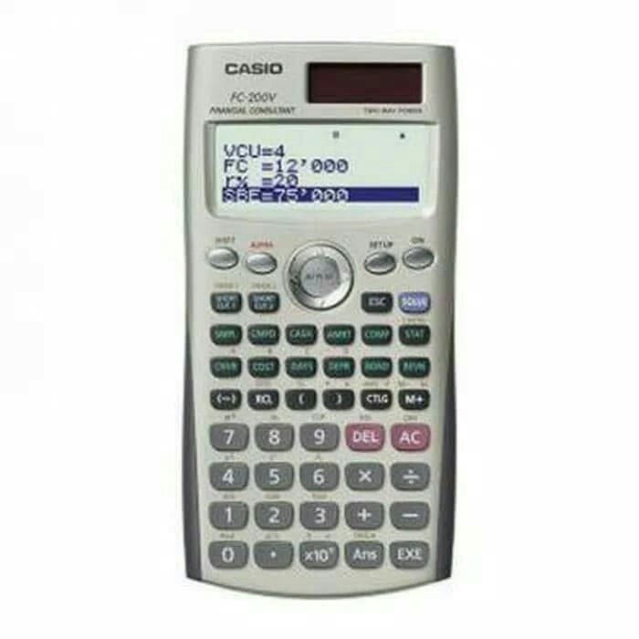 

KALKULATOR/CALCULATOR FINANCIAL FC-200#STOK TERBATAS