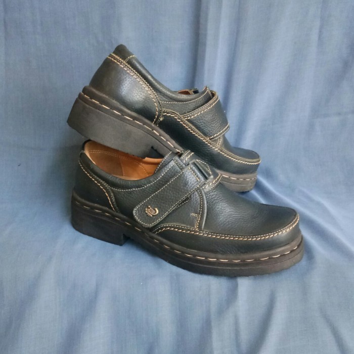 Sepatu Scorpion Pria Pantofel Kulit Asli Formal Kerja Kantor-6506 Blk