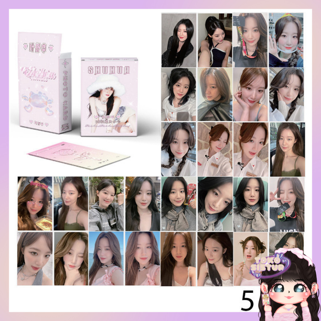 [TS] SHUHUA BUCKET HAT GIDLE PHOTOCARD LOMO CARD PHOTO CARD KPOP LOMOCARD KPOPERS PHOTOCARD