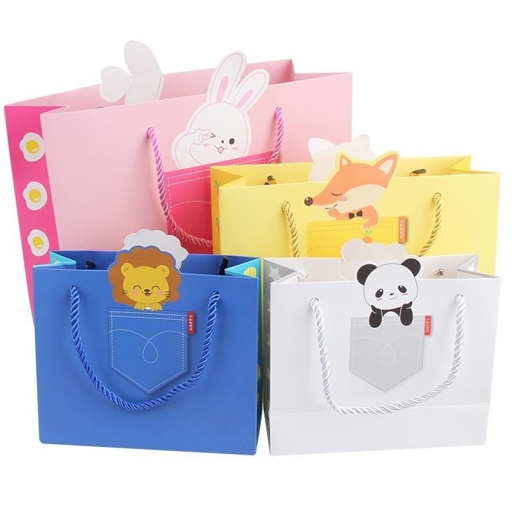 

Paper Bag Cute Animal / Tas Kado Ulang Tahun /Goodie Bag B Promo 7.7