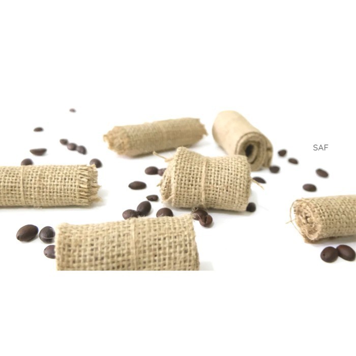 Properti photo goni buntelan props foto SAF - gulungan kain goni