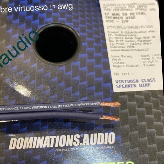 KABEL SPEAKER PITCH AND TIMBRE 17 AWG GREEN (Pitch & Timbre)