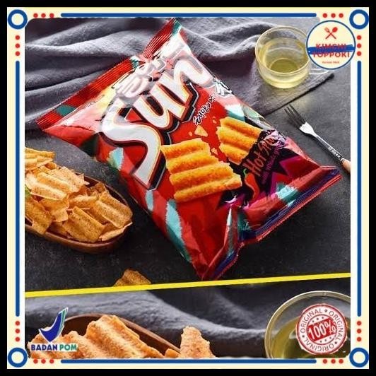 

Crown Sun Corn Chips Hot Spicy 64 Gram