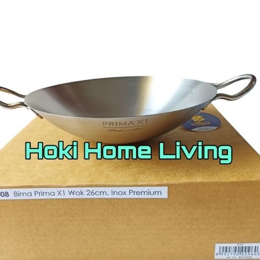 Wajan Kuali Stainless Bima Prima X1 Inox 25Cm 30Cm 32Cm 36Cm Bp220008 Bp220009 Bp2200012 Bp220016