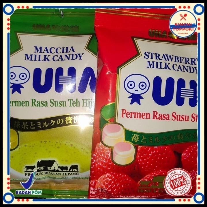 

Permen Uha Dengan Rasa Maccha Milk Candy Dan Strawberry Milk Candy 42G