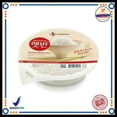 

Cj Hetban Cooked White Rice 210 Gram Nasi Instant Korea