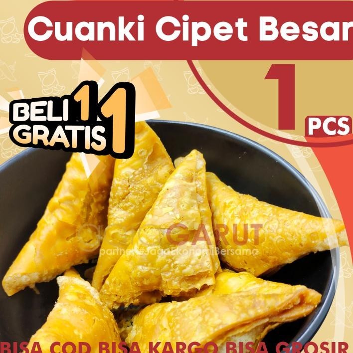 

[BELI 1 GRATIS 1] Cuanki CIPET BESAR isi 1pcs by GG (Bisa COD/Grosir/Kargo)