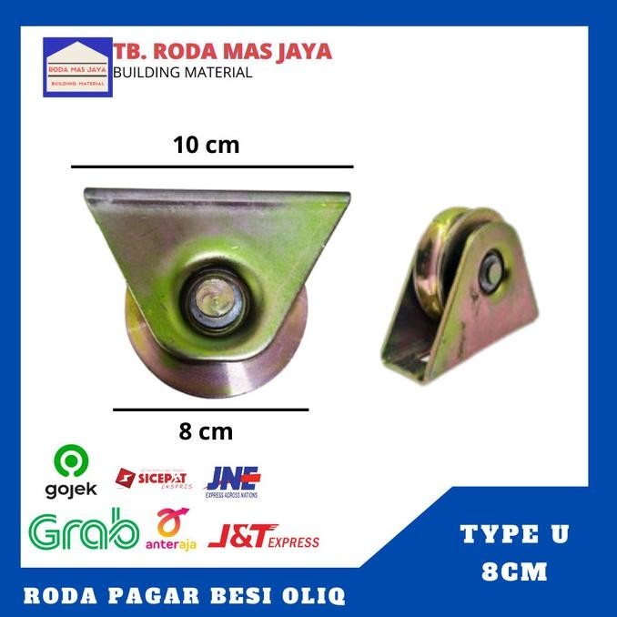 Roda Pagar Besi/Roda Pagar Bulat/ Roda Pagar Besi Kuningan Oliq 8Cm Murah
