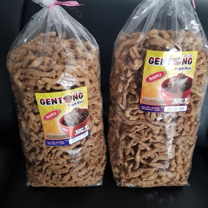 

TERLENGKAP Kripik Usus Ayam Cap Gentong Malang Murah 2kg