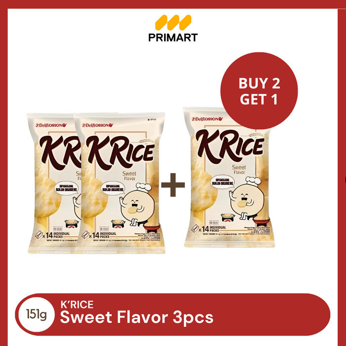 

BOOM SALE Delfi Orion O'rice Sweet Flavor Crackers 151gr Buy 2 Get 1