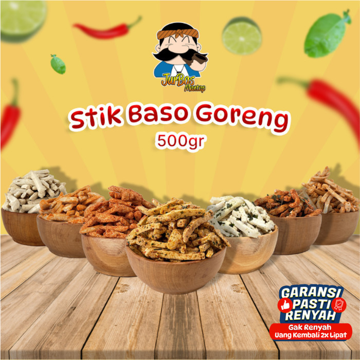 

PRODUK TERBATAS STIK BASRENG 500Gr (BASO GORENG)