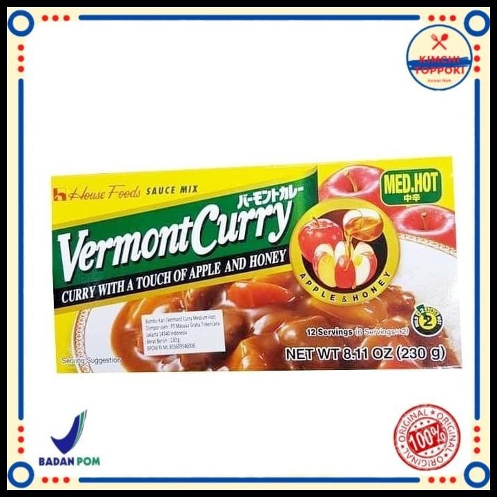 

House Vermont Curry Jumbo Medium Hot 230 Gr