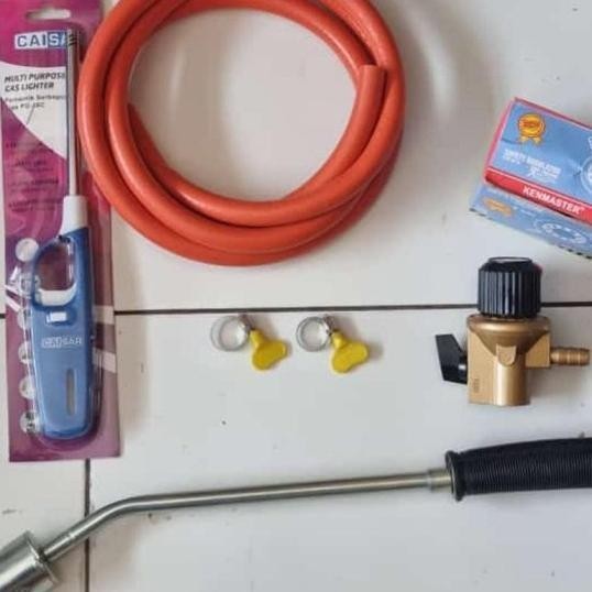 Paket Komplit Heating Torch Alat Bakar Gas Lpg / Blow Torch / Kompor