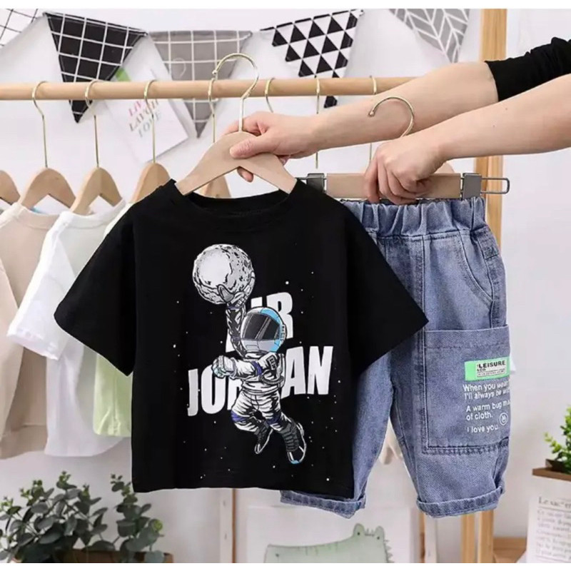 Baju Setelan Anak Laki 3 4 Tahun 2 5 6 3Thn Setcell Pakaian Bayi Main Korean Style Pakean Kids 1Stel