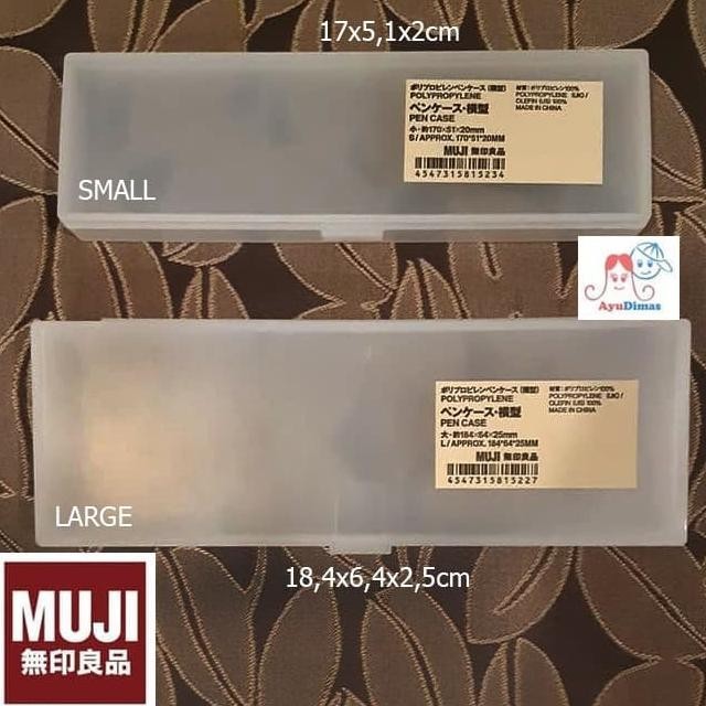 

HARGA DISC - Muji - PP Pencil / Pen Case - Kotak plastik / Tempat Pensil