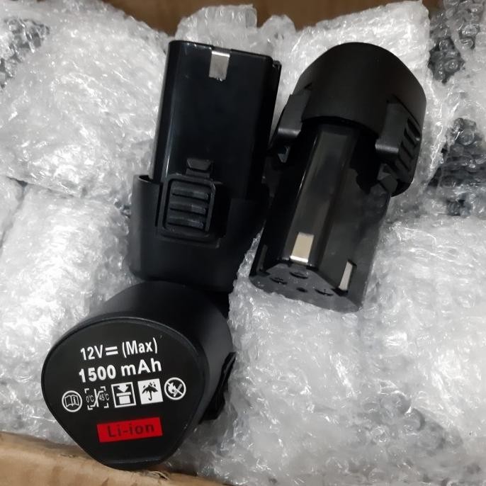 TERMURAH - Baterei 12 volt batterai bor cordless baterry batrei 12v