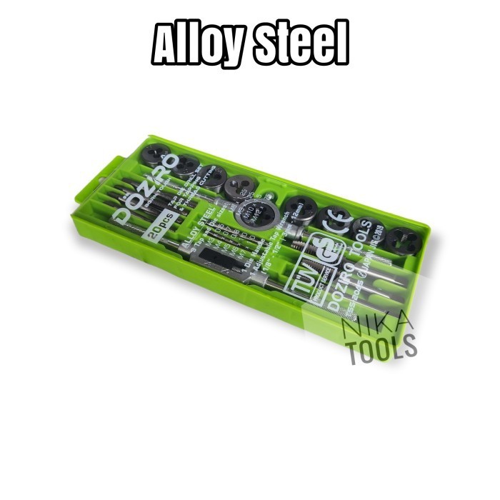 Tap Dan Senai Set 20 Pcs Hand Taps And Dies Die Set Alloy Star