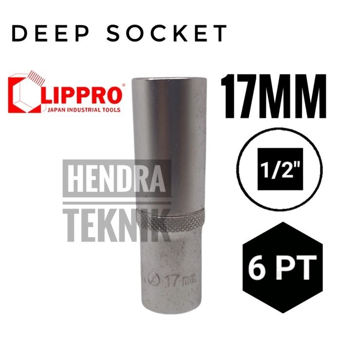 Mata Sok Chrome Panjang 17 Mm Crv Kunci Eceran Mata Sok Deep Socket Star