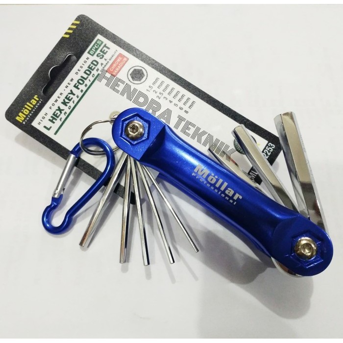 Kunci L Lipat Kunci L Set Lipat 8Pcs Kunci L Segi 6 Model Lipat Star