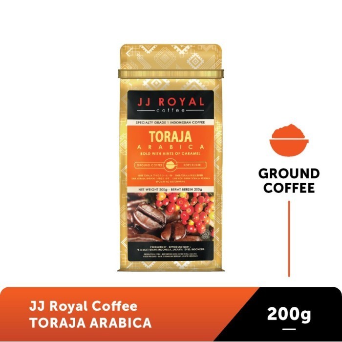 

Buy 2 Jj Royal Coffee Toraja Arabica Bag 200Gr