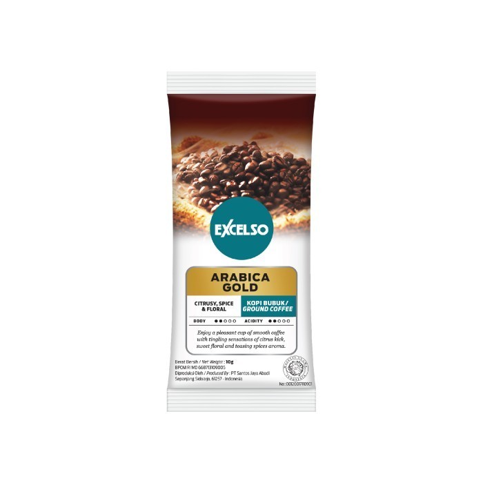 

Excelso Kopi Single Serving Arabica Gold Pack Of 5 Folding Box