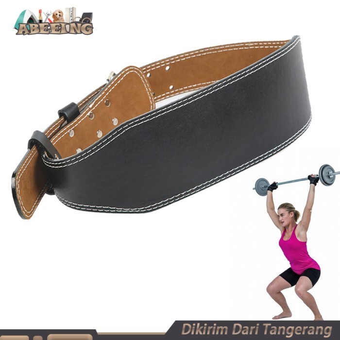 Sabuk Gym Pria Dan Wanita Belt Fitness Weight Lifting Belt