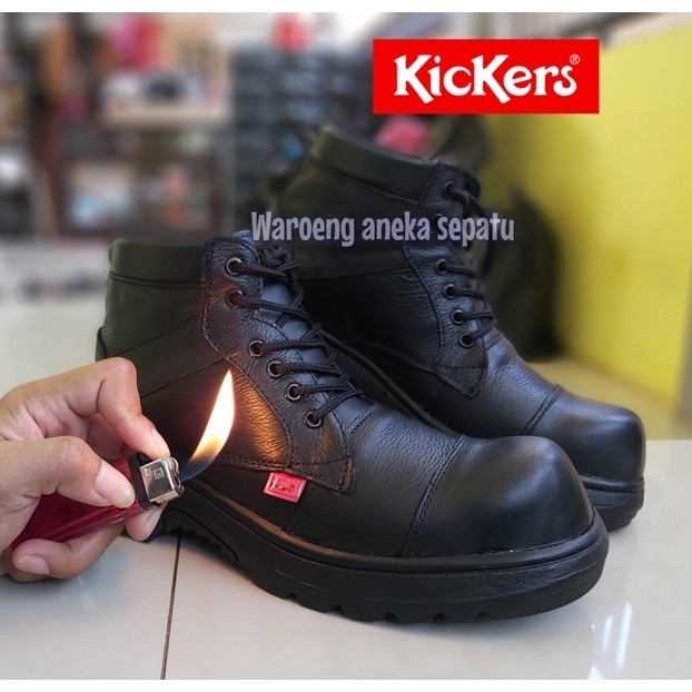 SEPATU BOOTS KULIT ASLI 100% ORIGINAL PRIA KICKERS SEPATU CASUAL FORMAL PANSUS TOURING BIKERS SAFETY