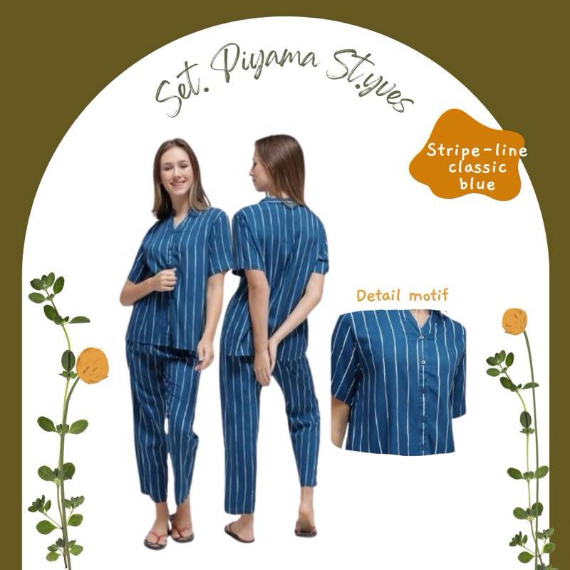 Piyama Wanita SET. PIYAMA BAJU TIDUR WANITA ST.YVES/NEVADA BAJU TIDUR CELANA PANJANG SET PIYAMA