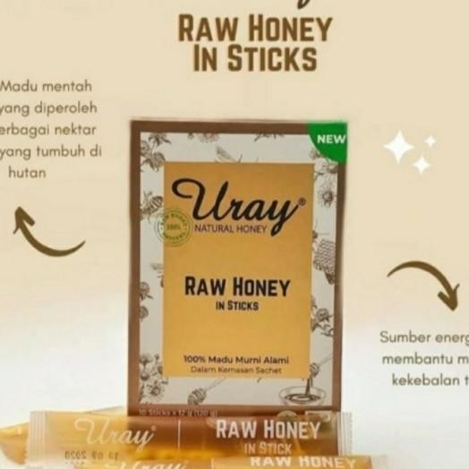 

Madu Uray Raw Honey Sti Sachet - 10 Sachet