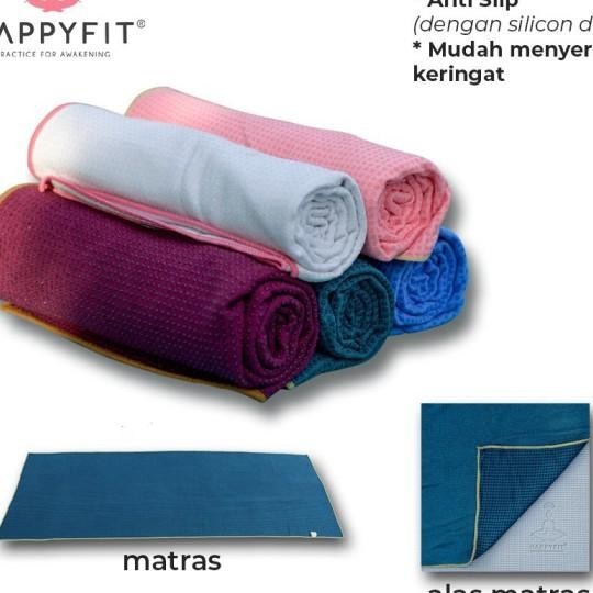 Happyfit Yoga Towel Mat Handuk Happyfit