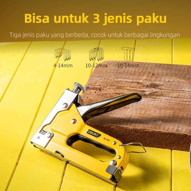 

Gd-8 Deli Staple Gun/Staples Tembak 3 In 1 Chromium Molybdenum Bisa 3 Jenis Staples Edl1313 /Alat Perkakas [Terbaru | Terlaris | Promo | Mega Sale | Cuci Gudang | Best Seller | Promo Special | Big Sale | Super Sale | Diskon Gede | Buruan Beli | Diskon