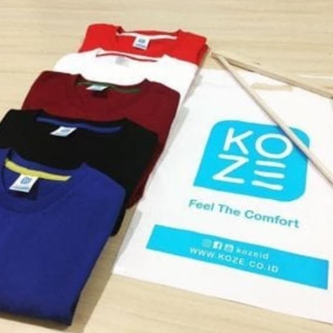 Baju Kaos Polos Koze 30S Warna