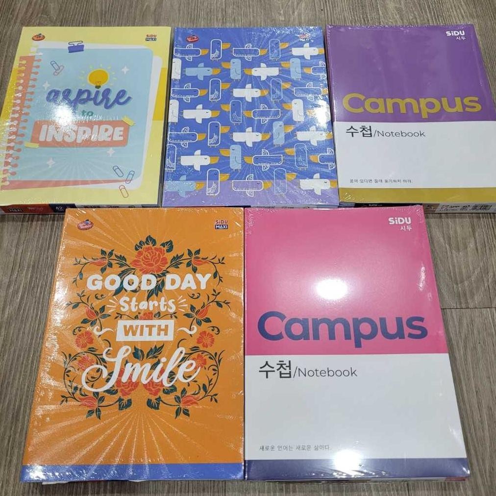 

Buku Tulis Sidu Maxi & Sidu Campus 42 Lembar Isi 5 Buku Tulis (Order Sebelum Ketinggalan)