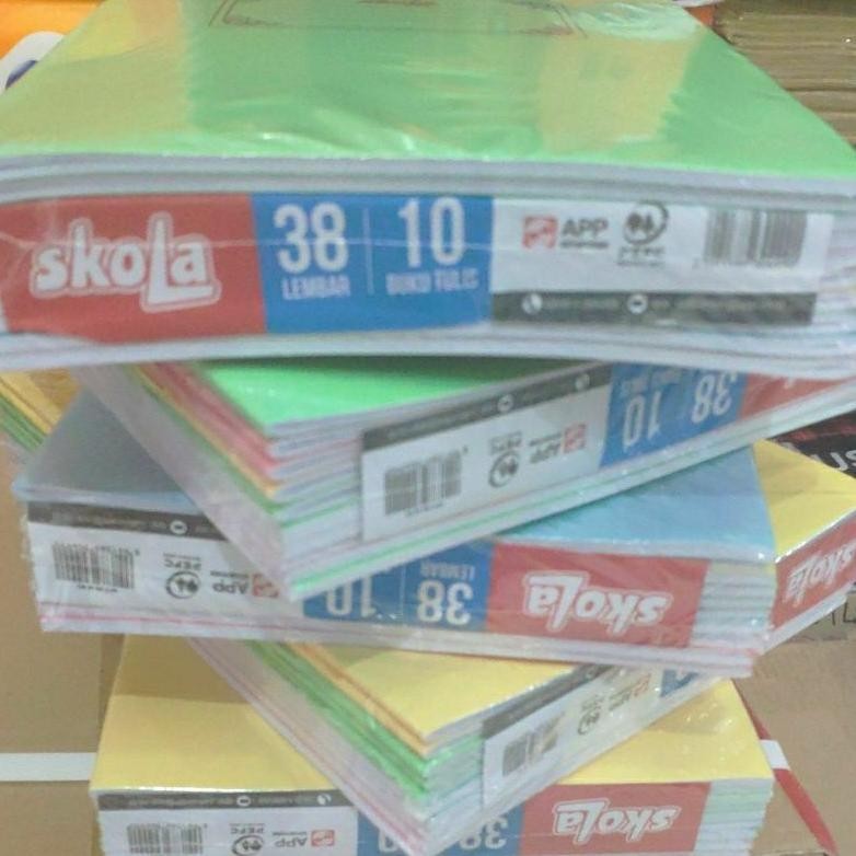 

Okey - Buku Tulis Okey/Skola 38 Lembar 10Pcs Polos Warna (Lagi Diskon)