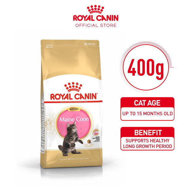 Royal Canin Maine Coon Kitten (0.4kg) Dry Makanan Anak Kucing - Feline Breed Nutrition