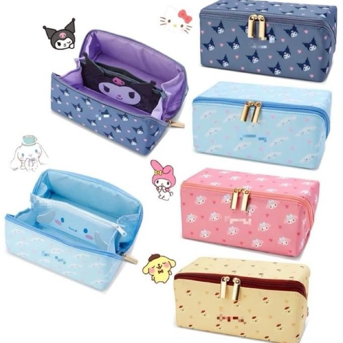 

kawaii sanrio pencil box make up bag kotak pensil tas make up kuromi