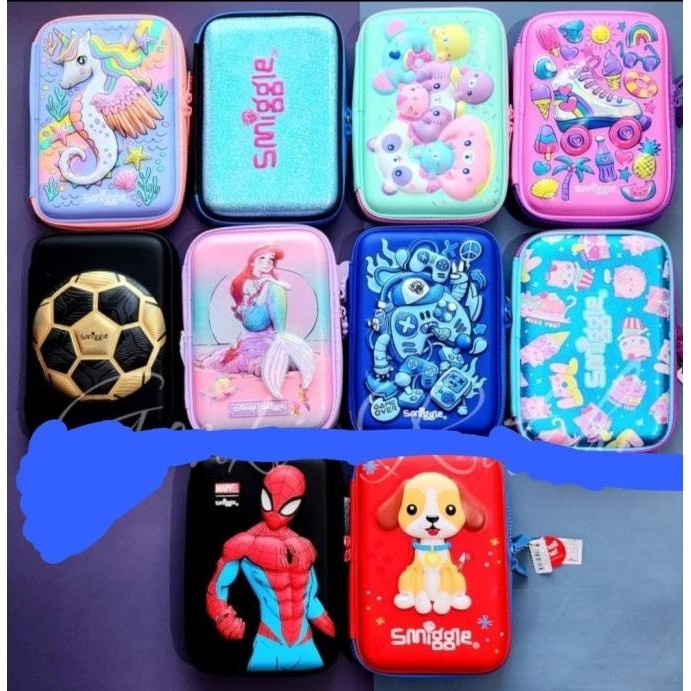 

KOTAK PENSIL TEMPAT PENSIL ORIGINAL SMIGGLE 3D HARDCASE EVA WATERPOOF