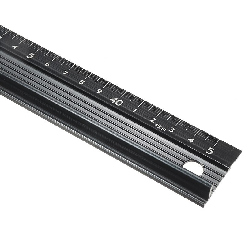 

gk Penggaris Lurus Aluminum Alloy Multifungsi Anti Slip Untuk Pengerjaan Marking Safety Cutting