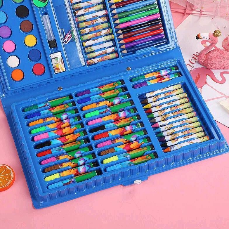 

Df-8 Pensil Krayon Anak 86Pcs Alat Menggambar Dan Mewarnai Anak - Stationery Set Pencil Crayon Cat Air Isi 86 Perlengkapan Sekolah Menggambar Anak Pensil Warna / Suvenir Pensil Warna Menggambar Viral