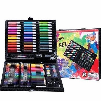 

Xd27 Crayon Anak Set Menggambar Melukis 150Pcs Alat Gambar Alat Tulis Pengasah Koper Set Pensil Warna Anak Mewarnai Kado Anak Cod