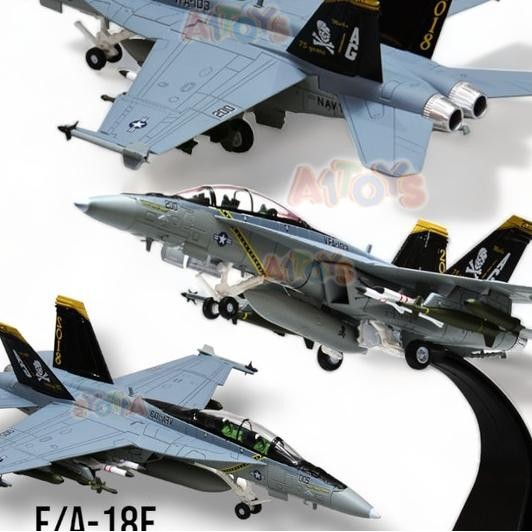 Niatur Diecast Pesawat F/A-18E Hornet 18 Cm 1:100