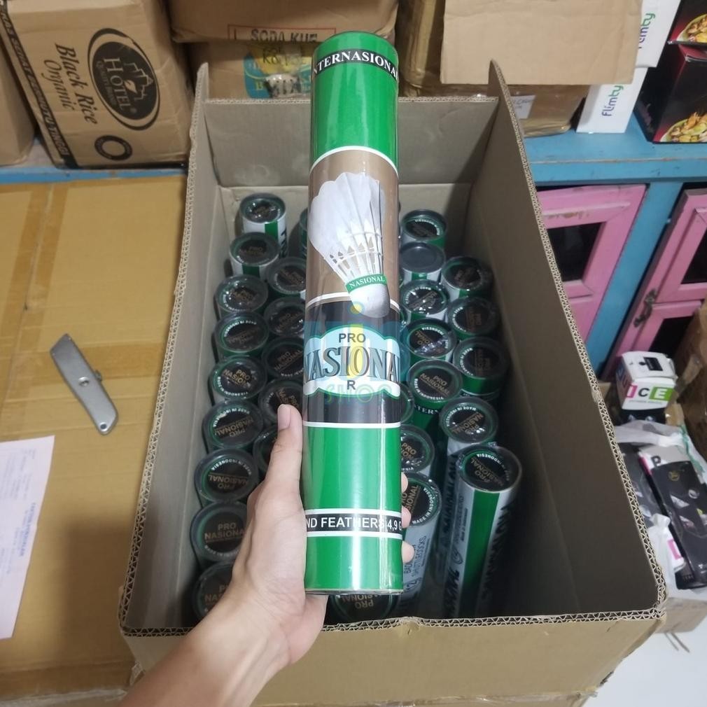 Termurah Shuttlecock Badminton Kok Bola Bulutangkis Nasional Pro Hijau Murah