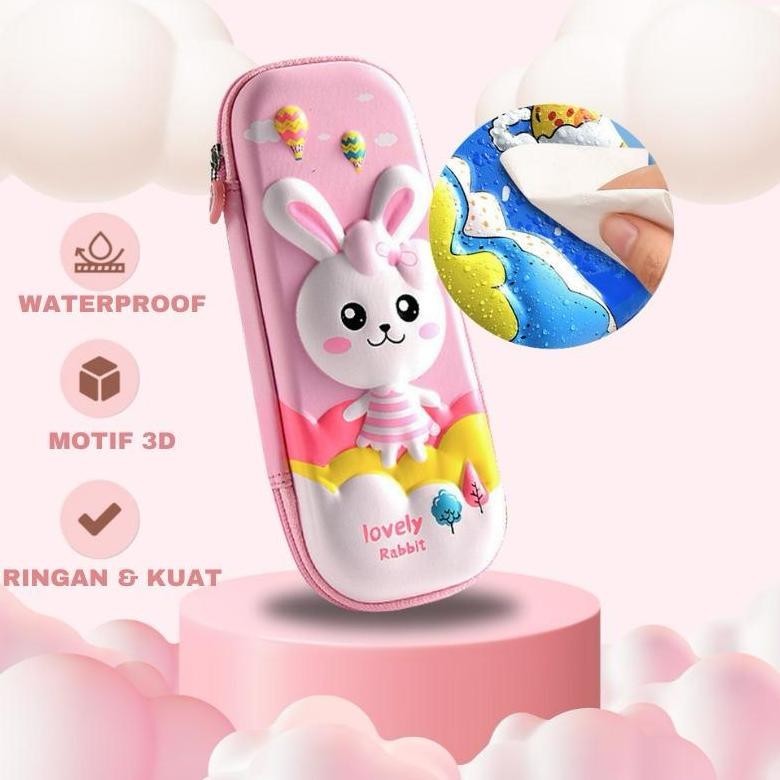 

Flash Sale Tempat Pensil Anak Perempuan Laki Laki Gambar 3D Anak Waterproof Garansi