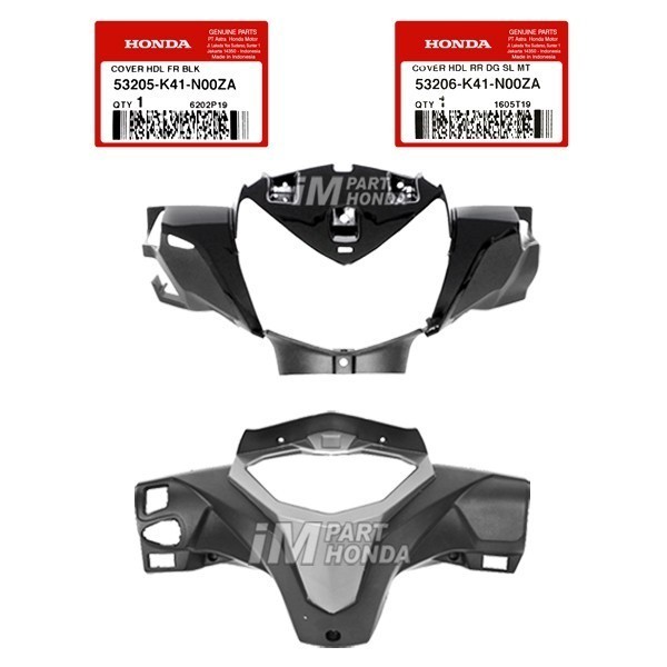 TERBAIK 53205-K41-N00ZA 53206-K41-N00ZA Batok Depan Belakang Supra X 125 Fi