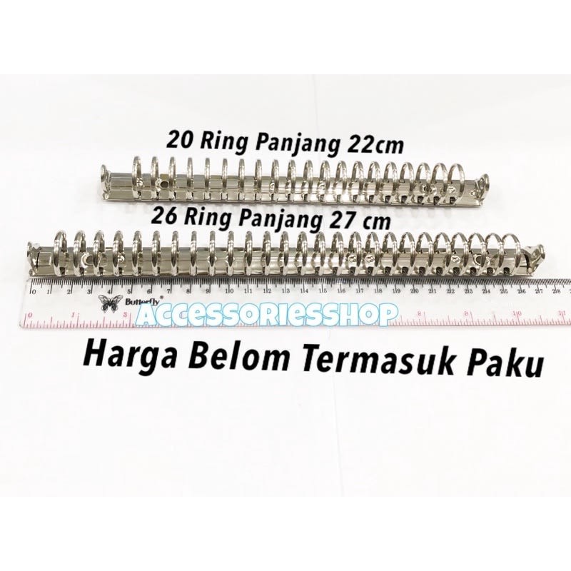 Ring mekanik 20 ring,26 ring/ring agenda/ring buku file satuan