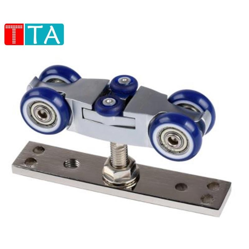 Bifold Hardware Pintu Geser Kayu Katrol Pintu Furnitur Roller