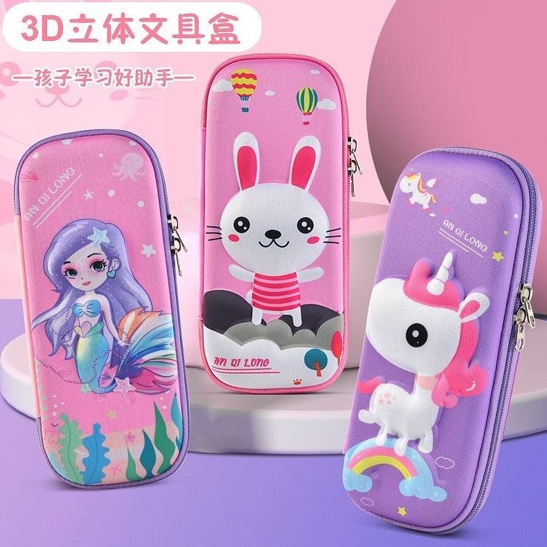 

[PSM] Tempat Pensil Kotak Pensil Gambar 3D Anak Bahan EVA Anti Air Aesthetic Lucu Tempat Pensil 3D Model Terbaru / Kotak Alat Tulis