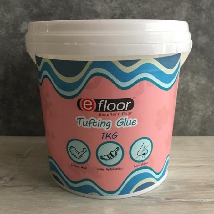 

NEW Tufting Rugs/Punch Needle Glue,Perekat/Lem Sulaman/Rajutan isi 1 kg