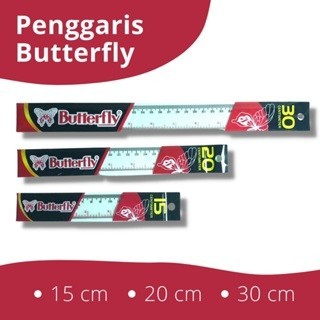 

Penggaris / Mistar Plastik BUTTERFLY Sekolah Arsitek (15cm/20cm/30cm)