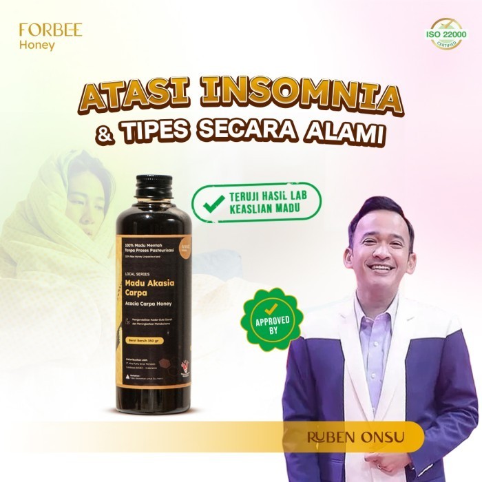 

Madu Akasia Carpa Forbee Honey 350gr Plastik Obat Herbal Insomnia